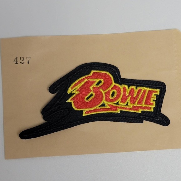 VTG Iron On Patch, Bowie 4" - Picture 7 of 7